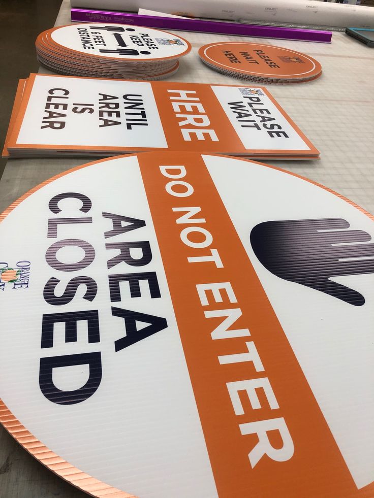 Coroplast Signs