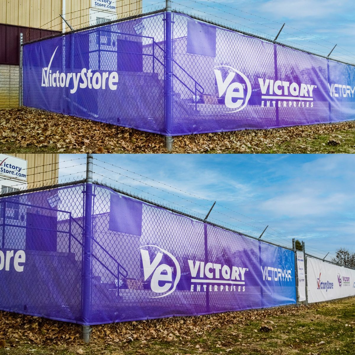 Fence Mesh Signs