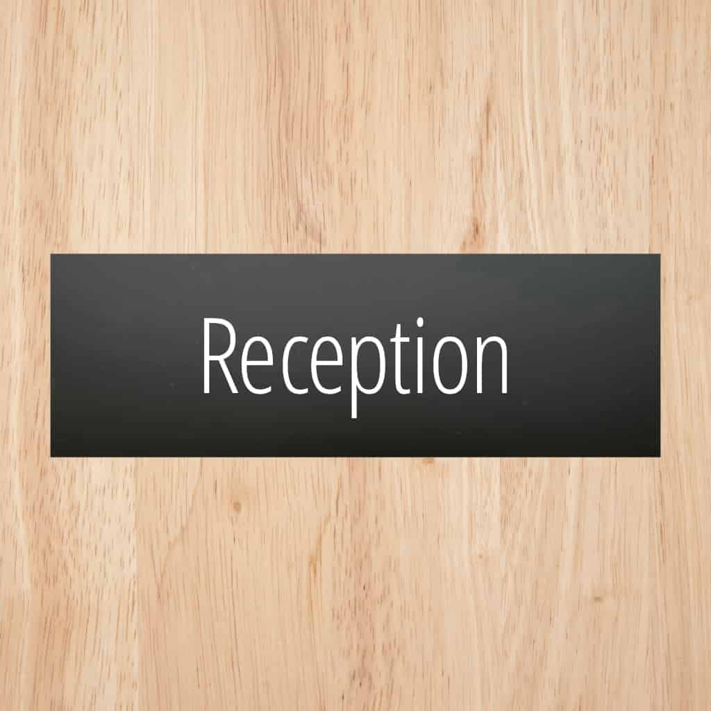 Reception Signs