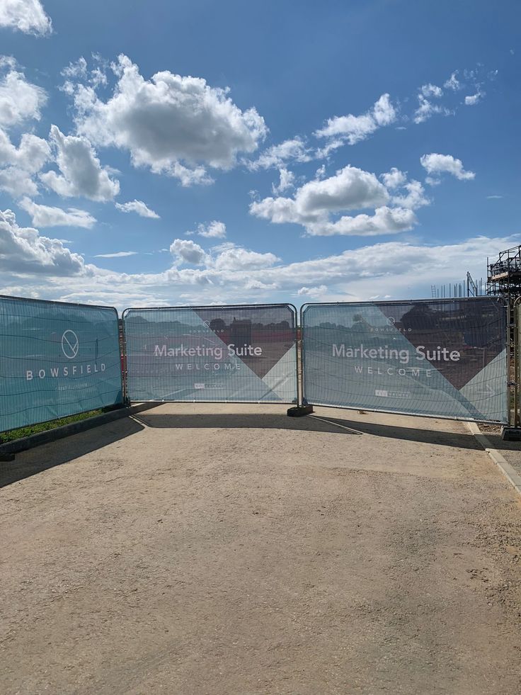 Fence Mesh Signs