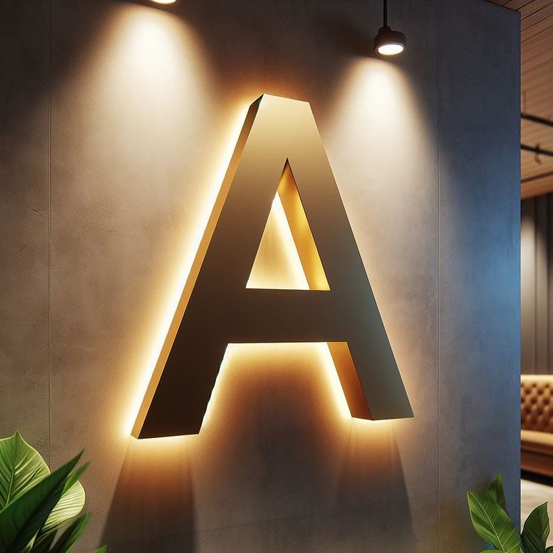 3D Illuminated Letters
