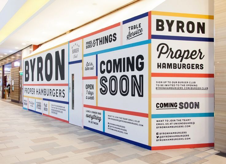 Hoarding Signage